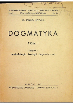 Dogmatyka tom I księga 1 1947 r