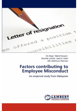 Factors Contributing to Employee Misconduct