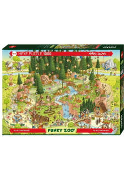 Puzzle 1000 Funky ZOO, Leśne ZOO