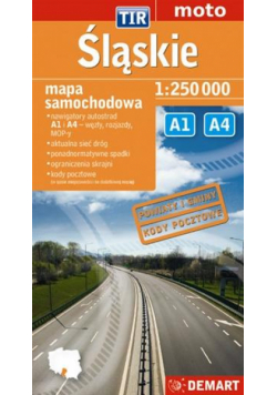Śląskie TIR mapa dla zawodowców