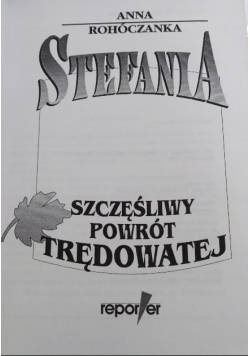 Stefania Szczęśliwy powrót trędowatej