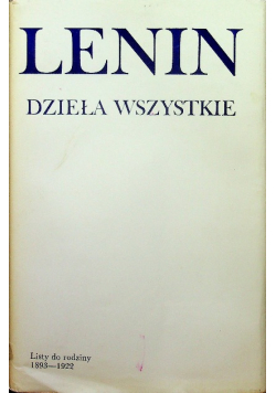 Lenin Dzieła wszystkie Tom 55