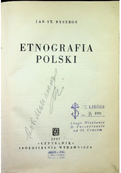 Etnografia Polski 1947 r.