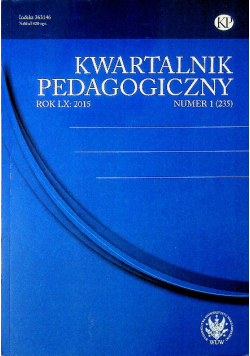 Kwartalnik pedagogiczny numer 1 (235)