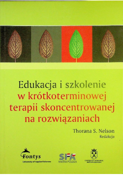 Edukacja i szkolenie w krótkoterminowej terapii skoncentrowanej na rozwiązaniach