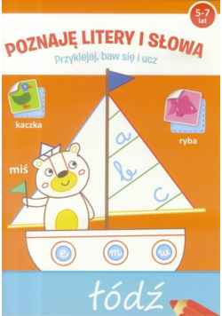 Przyklejaj, baw się i ucz -Poznaję literki i słowa