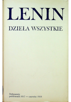 Lenin Dzieła wszystkie Tom 50