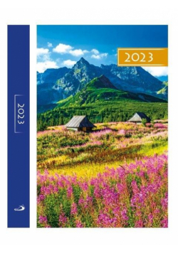 Terminarz 2023 B6 Kolorowy góry