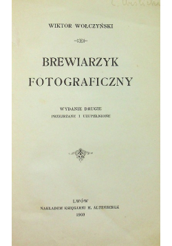 Brewiarzyk fotograficzny 1903 r.