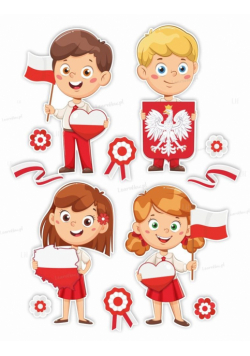 Dekoracje patriotyczne - Duże dzieci 04 12el
