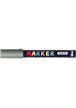 Marker akrylowy 1-2 mm srebrny M&G