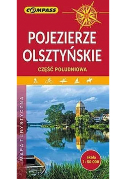 Mapa turystyczna - Pojezierze Olsztyńskie cz.poł