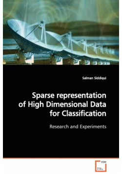 Sparse representation of High Dimensional Data for  Classification