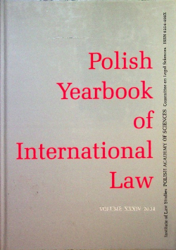 Polish yearbook of international law XXXIV 2014