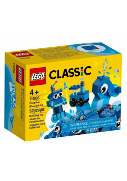 Lego CLASSIC 11006 Niebieskie klocki kreatywne