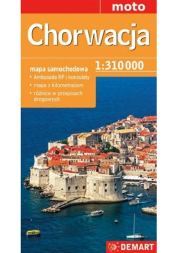 Chorwacja- mapa samochodowa 1:310000