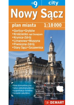 Plan miasta Nowy Sącz +9 1:18 000 DEMART