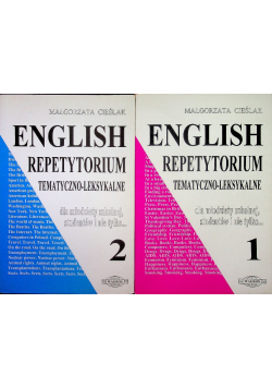English Repetytorium Tematyczno Leksykalne tom 1 i 2