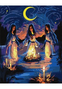 Malowanie po numerach - Magiczna noc 40x50cm