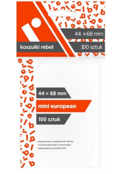 Koszulki Mini European 44x68 (100szt) REBEL
