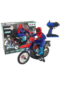 Motor crossowy zdalnie sterowany niebieski