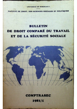 Bulletin de droit compare du travail 1981/1