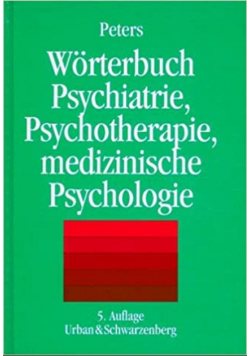 Worterbuch Psychiatrie Psychotherapie medizinische Psychologie