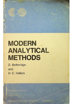 Modern Analytical Methods