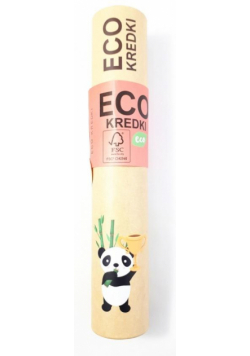 Eco kredki w tubie 12 kolorów