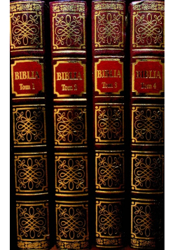 Biblia Tom 1 do 4 Reprint z 1599 r.