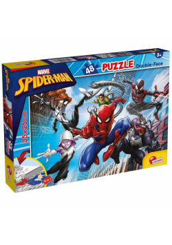 Puzzle 48 dwustronne Spiderman
