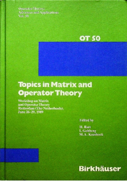 Topics in Matrix and Operator Theory