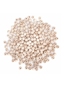 Koraliki drewniane kulki 8mm