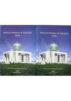 Wykaz parafii w Polsce 2006 tom 1 i 2