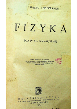 Fizyka 1936 r.
