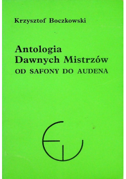 Antologia dawnych mistrzów