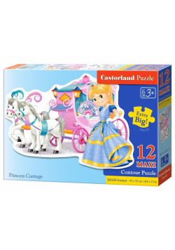 Puzzle 12 maxi - Princess Carriage CASTOR