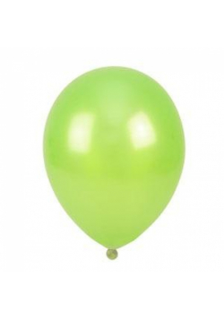 Balony metalizowane jasnozielone 25cm 100szt
