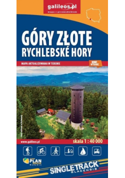 Mapa tur. - Góry Złote - Góry Rychlebskie 1:40 000