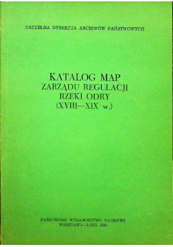 Katalog map zarządu regulacji rzeki Odry