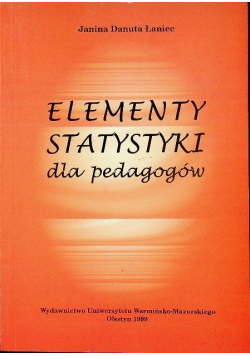 Elementy statystyki dla pedagogów