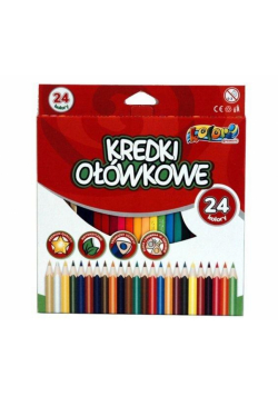 Kredki Premium Kolori ołówkowe 24 kolory PENMATE