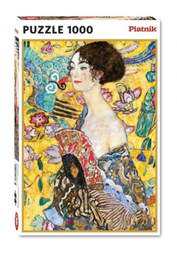 Puzzle - 1000 Klimt, Dama z Wachlarzem PIATNIK