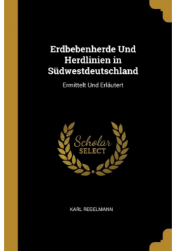 Erdbebenherde Und Herdlinien in Südwestdeutschland