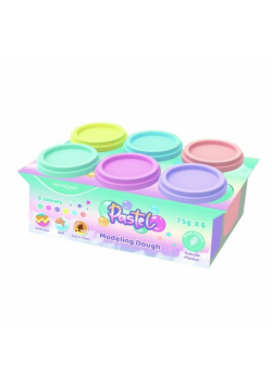 Ciastolina 6x75g pastel MIX