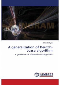 A generalization of Deutch-Jozsa algorithm