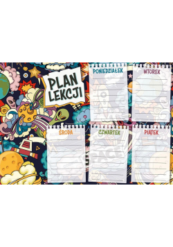 Plan lekcji - Kosmos (5szt)