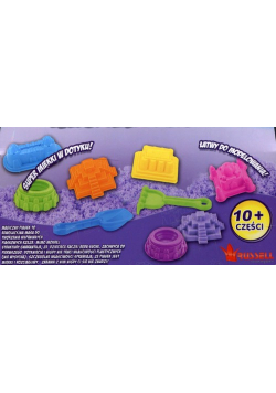 Magiczny piasek Zestaw w kuferku 10 części
