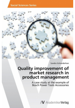 Quality improvement of market research in product management
