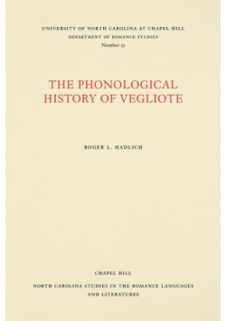 The Phonological History of Vegliote